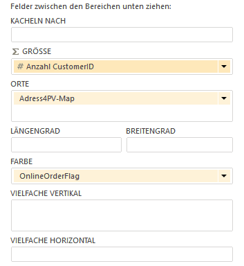 Konfiguration von Power View Map