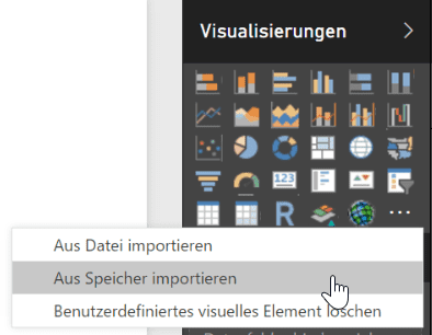 Import eines externen Visuals