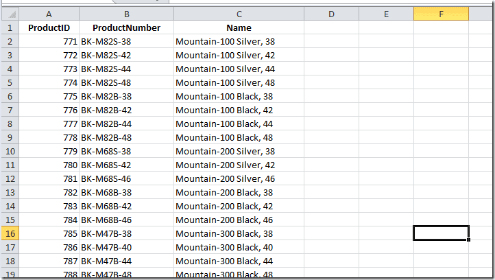 Daten in Excel einfügen