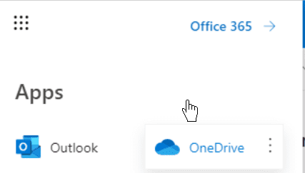 onedrive-App öffnen