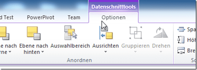 in Datenschnittools wechseln