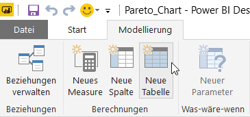 Tabelle anlegen in Power BI